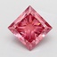 3.53 Ct. Fancy Vivid Pink Princess Lab Grown Diamond
