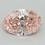 8.56 Ct. Fancy Vivid Pink Oval Lab Grown Diamond