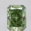 2.02 Ct. Fancy Vivid Green Radiant Lab Grown Diamond