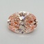 3.01 Ct. Fancy Vivid Pink Oval Lab Grown Diamond