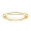 18K Yellow Gold Sorella Double Wedding Ring, smalltop view