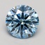 2.01 Ct. Fancy Intense Blue Round Lab Grown Diamond