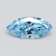 0.81 Ct. Fancy Vivid Blue Marquise Lab Grown Diamond