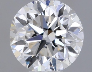 Round diamond — real photo
