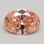 1.00 Ct. Fancy Intense Pink Oval Lab Grown Diamond