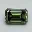5.36 Ct. Fancy Vivid Green Emerald Lab Grown Diamond