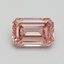 0.93 Ct. Fancy Intense Pink Emerald Lab Grown Diamond