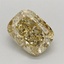 1.27 Ct. Fancy Intense Yellow Cushion Lab Grown Diamond
