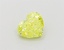 1.22 Ct. Fancy Vivid Yellow Heart Lab Grown Diamond