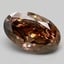 8.96 Ct. Fancy  Brown Oval Lab Grown Diamond