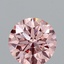 1.58 Ct. Fancy Vivid Pink Round Lab Grown Diamond
