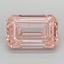 6.01 Ct. Fancy Intense  Pink Emerald Lab Grown Diamond