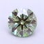 2.17 Ct. Fancy Vivid Green Round Lab Grown Diamond
