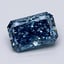 2.22 Ct. Fancy Vivid  Blue Radiant Lab Grown Diamond