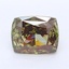 1.61 Ct. Fancy Deep Green Cushion Lab Grown Diamond