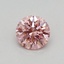 0.33 Ct. Fancy Vivid Pink Round Lab Grown Diamond