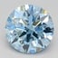1.04 Ct. Fancy Vivid  Blue Round Lab Grown Diamond