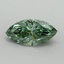 1.62 Ct. Fancy Vivid Pacific Green Marquise Lab Grown Diamond