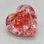 1.67 Ct. Fancy Vivid Pink Heart Lab Grown Diamond