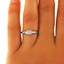 The Mindel Ring, smalltop view on a hand