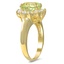 The Aaren Ring, smalltop view on a hand