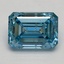 5.03 Ct. Fancy Vivid Blue Emerald Lab Grown Diamond