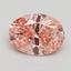 1.90 Ct. Fancy Vivid Pink Oval Lab Grown Diamond