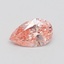 0.42 Ct. Fancy Intense Pink Pear Lab Grown Diamond