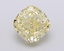 2.78 Ct. Fancy Intense Yellow Cushion Lab Grown Diamond
