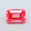 1.17 Ct. Fancy Vivid  Pink Emerald Lab Grown Diamond