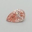 0.30 Ct. Fancy Vivid Pink Pear Lab Grown Diamond