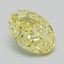 1.07 Ct. Fancy Intense Yellow Oval Lab Grown Diamond