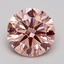 1.80 Ct. Fancy Intense Pink Round Lab Grown Diamond