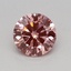 0.32 Ct. Fancy Vivid Pink Round Lab Grown Diamond
