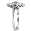 The Devika Ring, smalltop view on a hand
