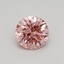 0.32 Ct. Fancy Vivid Pink Round Lab Grown Diamond