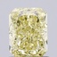 0.94 Ct. Fancy Intense Yellow Radiant Lab Grown Diamond