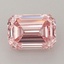 1.64 Ct. Fancy Intense  Pink Emerald Lab Grown Diamond