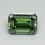 3.02 Ct. Fancy Vivid Green Emerald Lab Grown Diamond