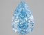2.09 Ct. Fancy Vivid Blue Pear Lab Grown Diamond