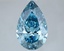 2.19 Ct. Fancy Vivid Blue Pear Lab Grown Diamond