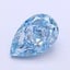2.00 Ct. Fancy Vivid  Blue Pear Lab Grown Diamond