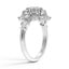 Particia Halo Diamond Ring, smallside view