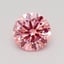 0.96 Ct. Fancy Intense Pink Round Lab Grown Diamond