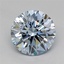 1.06 Ct. Fancy Intense Blue Round Lab Grown Diamond