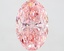 3.01 Ct. Fancy Vivid Pink Oval Lab Grown Diamond
