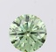 1.50 Ct. Fancy Vivid  Green Round Lab Grown Diamond