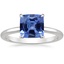 18K White Gold Elodie 1.8mm Solitaire Ring, smalltop view