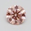 1.37 Ct. Fancy Intense Pink Round Lab Grown Diamond