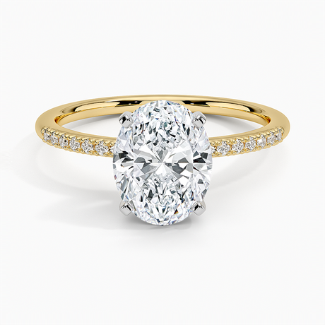 18K Yellow Gold Whisper Diamond Ring